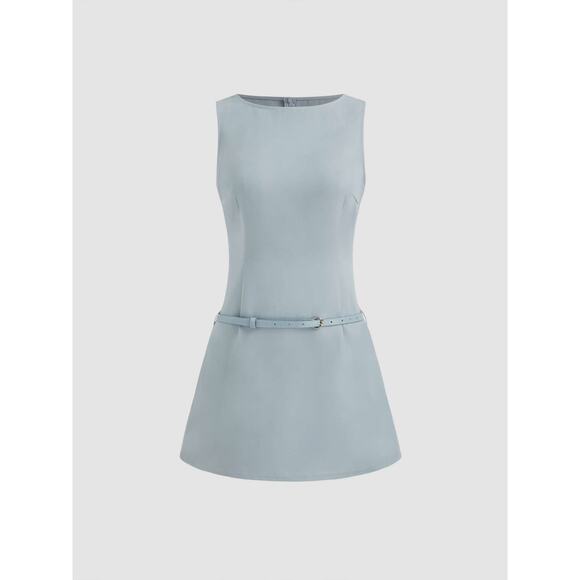 Cider Dresses & Skirts - Cider Sleeveless A Line Drop Waist Dress Size XL NWT Blue